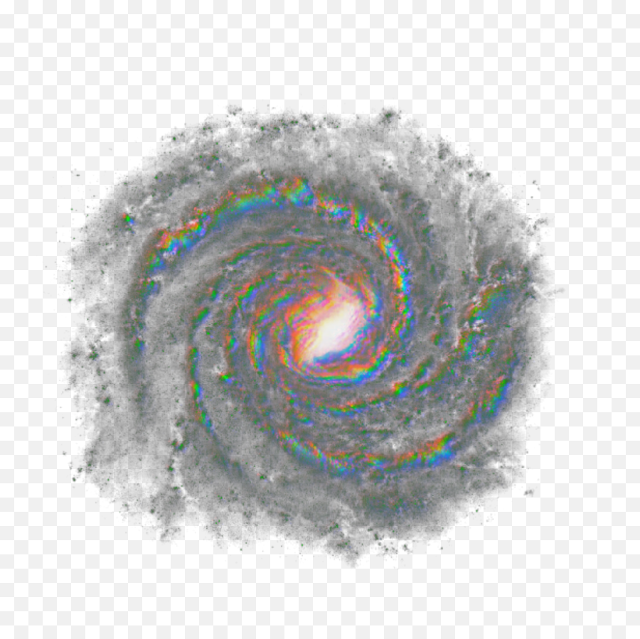 Glitch Galaxy Milkyway Galaxyedit - Nebula Spiral Transparent Emoji,Cyclone Emoji