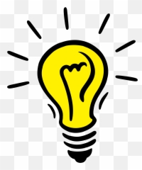 Lamp Emoji - Lightbulb Clipart