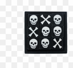 Skull Tic Tac Toe Set - Skull Emoji,Skull Emoticon