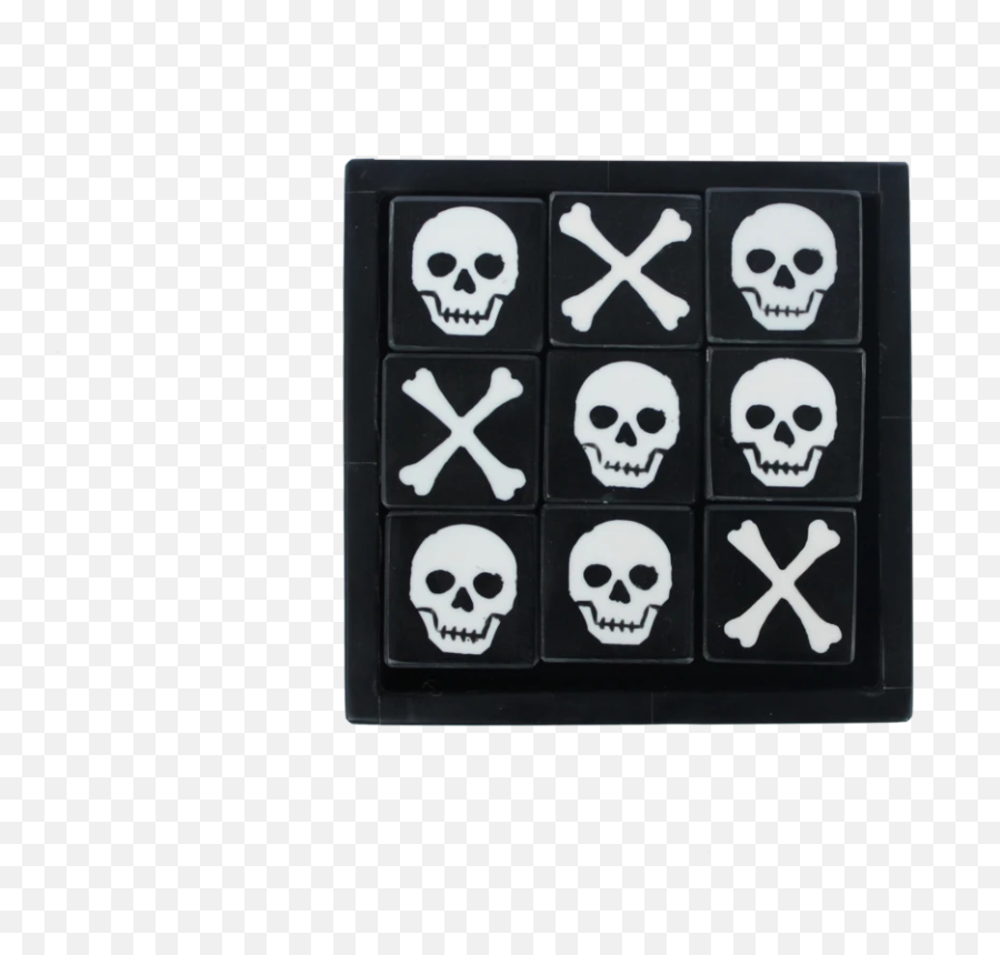 Skull Tic Tac Toe Set - Skull Emoji,Skull Emoticon