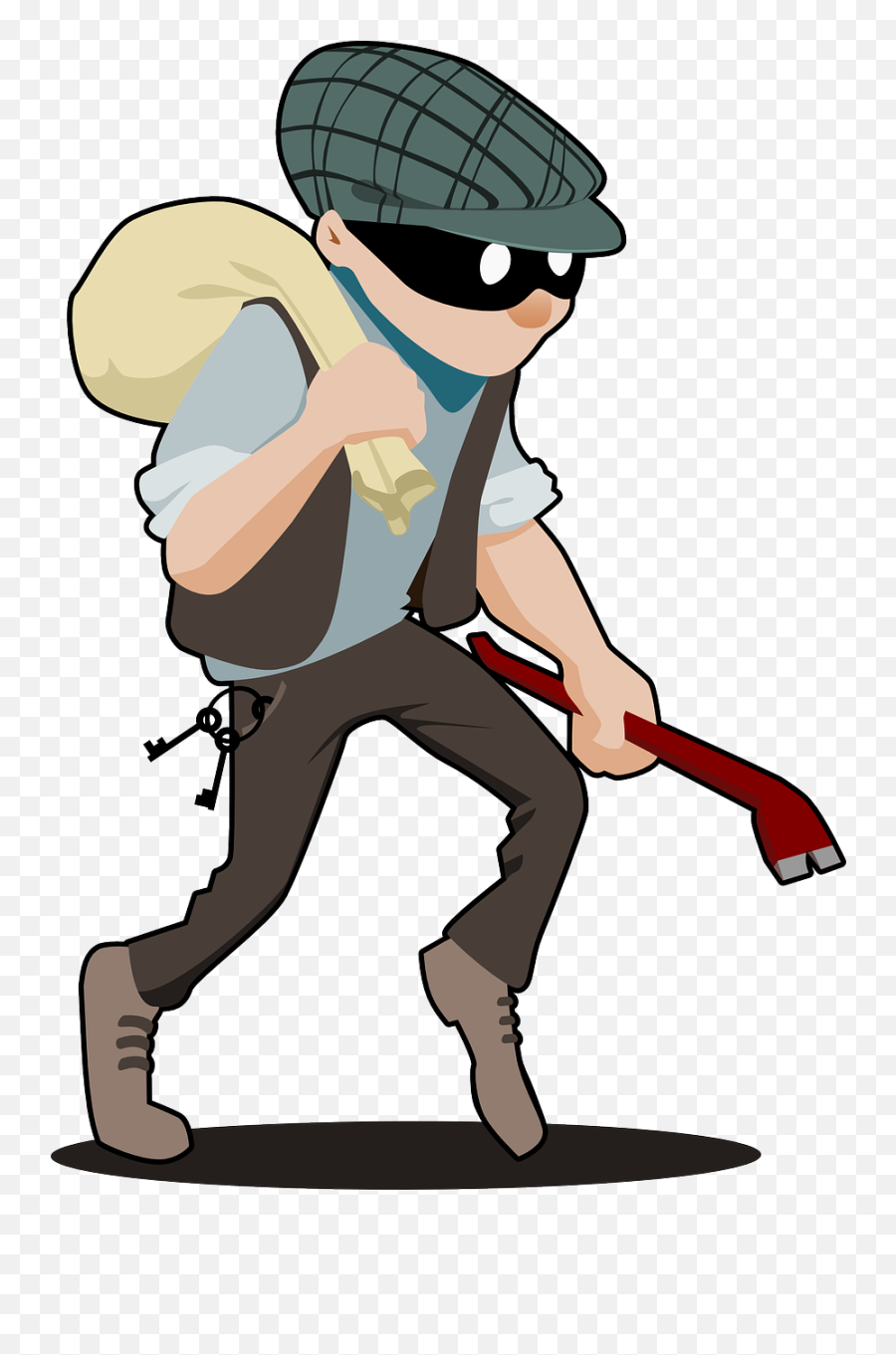 Humor Tilting Up - Burglar Clipart Gif Emoji,Squiggly Mouth Emoji