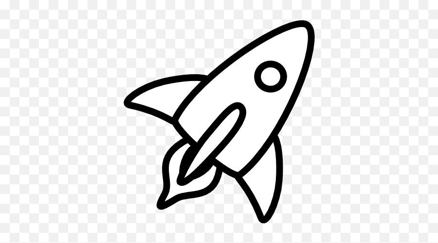 Science Tool Clipart - Rocket Ship Clip Art Black And White Emoji,Rocket And Microscope Emoji
