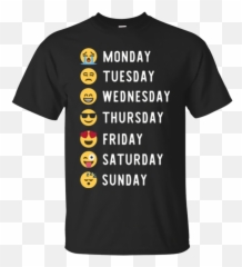 Shop From 1000 Unique Greate Weekdays Emoji Shirt - Dr Disrespect T Shirt,1000 Emoji