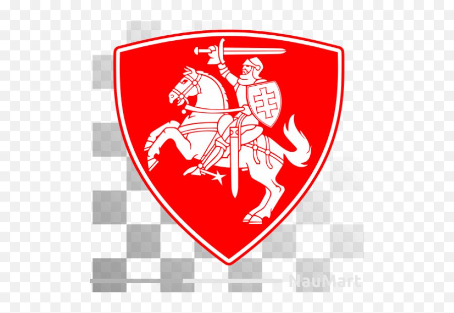 Vytis - Lithuania Knight Flag Emoji,Lithuanian Flag Emoji