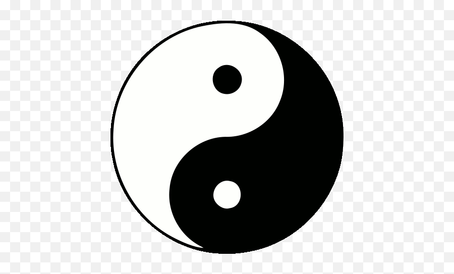 Taoist Visual Symbols - Chinese Sign Black And White Emoji,Chinese Emoji Meaning