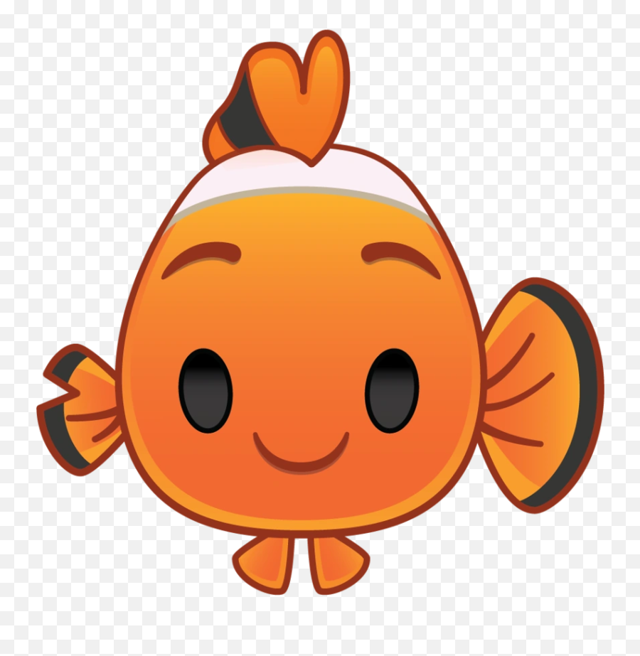 Nemo - Disney Emoji Blitz Nemo,Orange Emoji