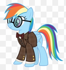 Nerd Rainbow Transparent Png Clipart - Mlp Dash Emoji