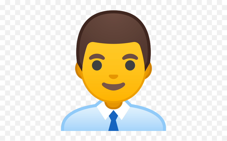 Man Office Worker Emoji - Emoji Medecin,Director Emoji
