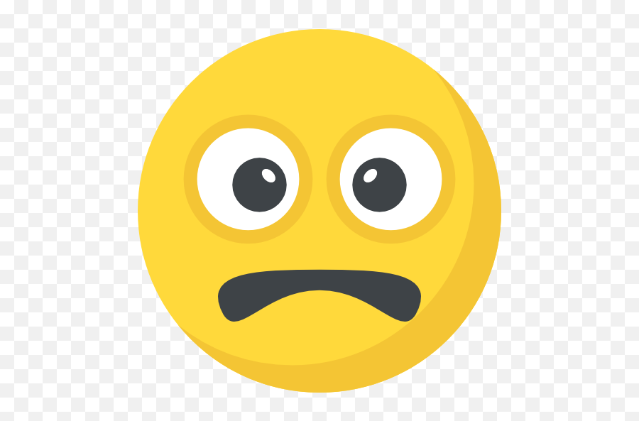 Sad - Smiley Emoji,Stressed Face Emoji