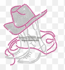Cowgirl Boots Hat Iron - Cowgirl Boots With Hat Emoji,Cowgirl Emoji