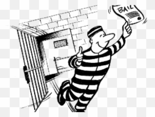 Prison Clipart Fuzzy - Png Download Full Size Bail Bondsman Drawing Emoji