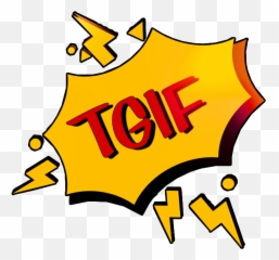 Sctgif Yellow Happy Friday Weekend - Wow Speech Bubble Png Emoji,Friday Emoji