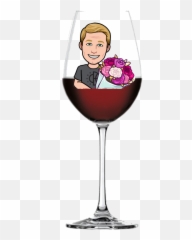 Bitmoji Custom Wine Glass - Champagne Stemware Emoji
