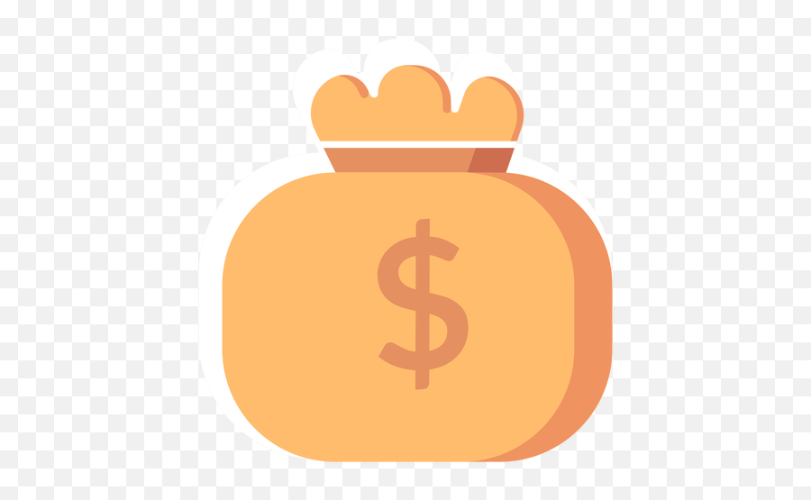 Money Bag Flat Icon - Transparent Png U0026 Svg Vector File Dollar Emoji,Books And Bag Emoji