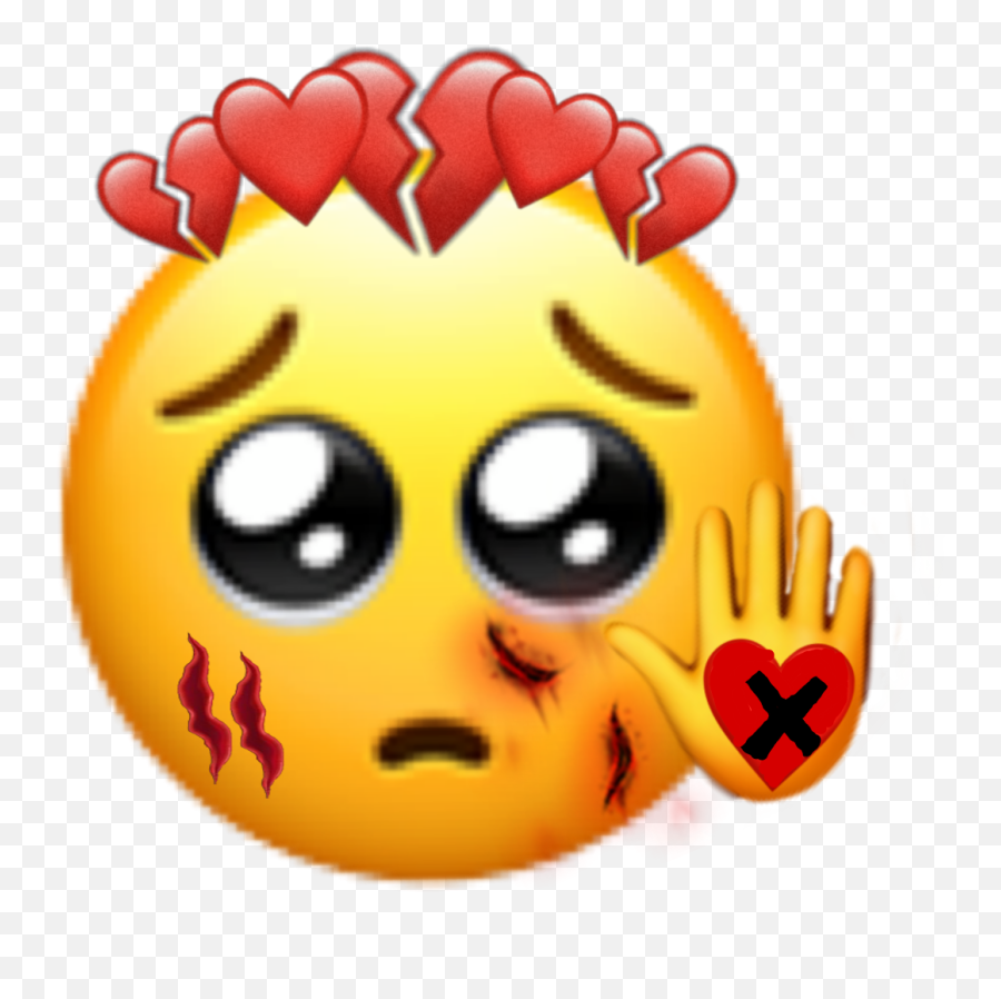 Sad Cry Emoji Brokenheart Sticker By Naura Depressed Sad Girl Emoji
