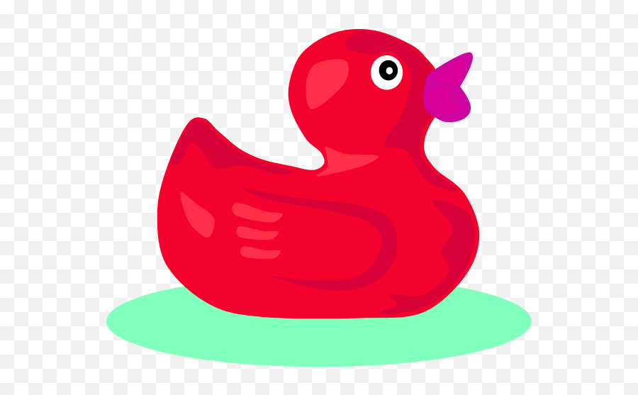 Red Duck - Clip Art Library Red Duck Clipart Emoji,Rubber Ducky Emoji