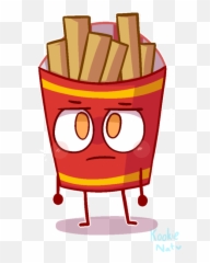 Fries Clipart Sad Transparent Free For Download - Bfb Puffball X Emoji