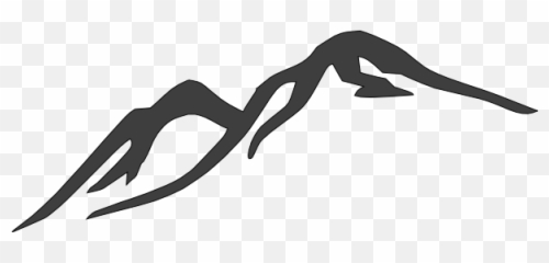 Mountain black and white outline free clipart images - Clipartix Virginia State Police Task Force Emoji