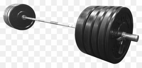 Barbell Black And White Transparent - Barbell Png Emoji,Barbell Emoji