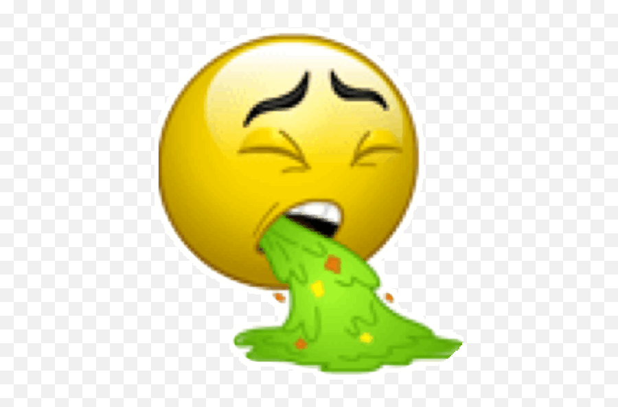 Vomit Emoji Gif 9 Gif Images Download - Throwing Up Emoji Gif,Disgusted Emo...