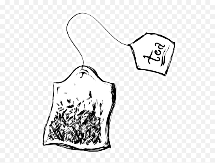 Teabag Foodanddrink Beverages - Tea Bag Black And White Clip Art Emoji,Tea Bag Emoji