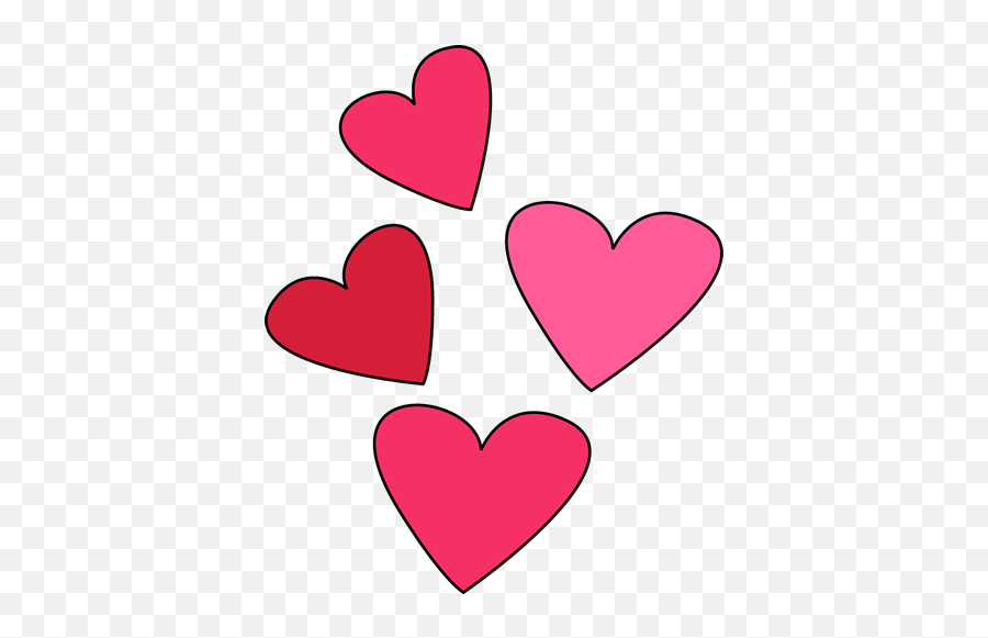 Valentines Day Hearts Clip Art - Heart Valentines Day Clipart Emoji,Valentine Emoji Art