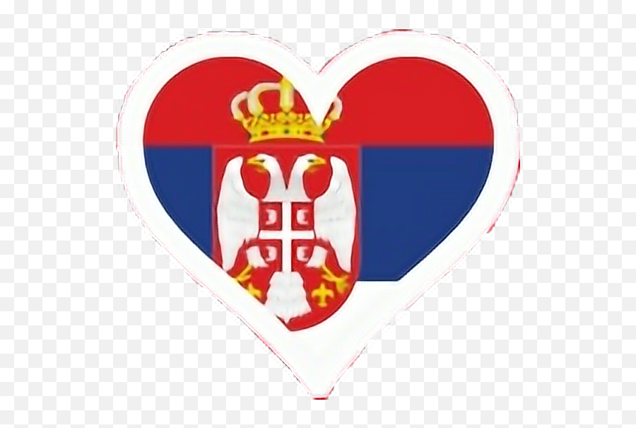 Serbia Serbiaheart Serbien Serbienherz - Serbia Flag Emoji,Serbia Emoji