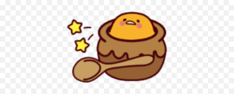 Soft Cute Kawaii Softcore Gudetama Gudetamaegg Honey - Cartoon Emoji,Honeypot Emoji