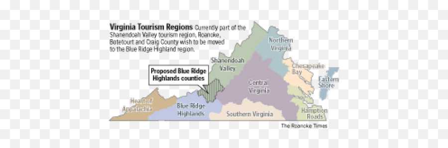 Roanoke Valley Wants Va Tourism To Get A Map Business - Roanoke Valley Map Emoji,Eastern Emoticons
