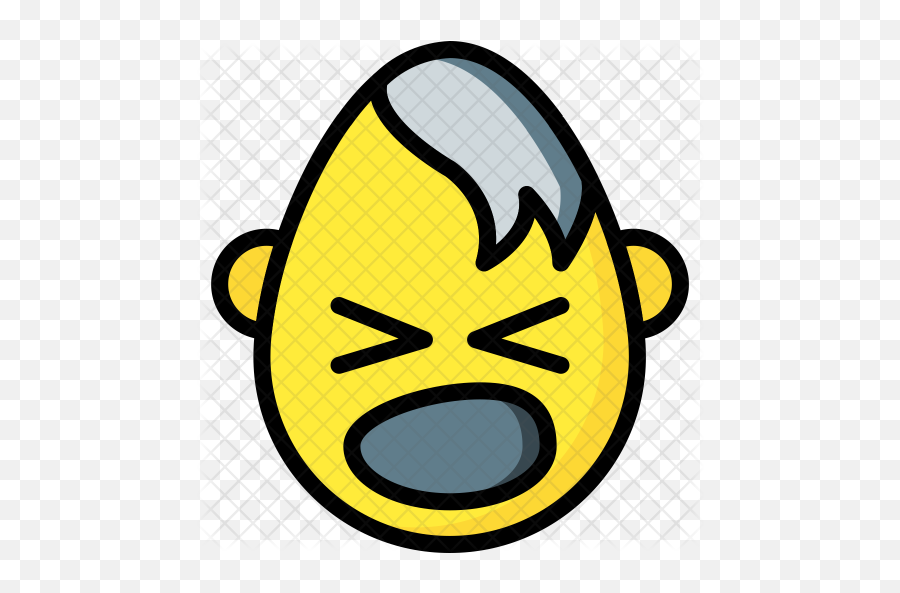 Goth Emoji Icon - Squinting Emoji,Scream Emoji