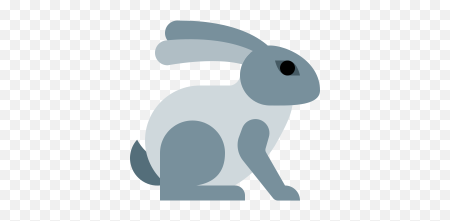 Rabbit Icon - Free Download Png And Vector Domestic Rabbit Emoji,Emoji Rabbit