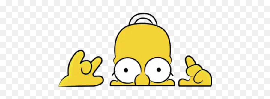 Homer Simpson Stickers For Whatsapp - Simpson Png Emoji,Simpson Emoji