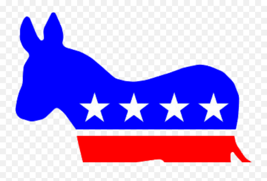 Clipart Democratic Donkey Transparent - Transparent Background Democrat Logo Emoji,Democracy Emoji