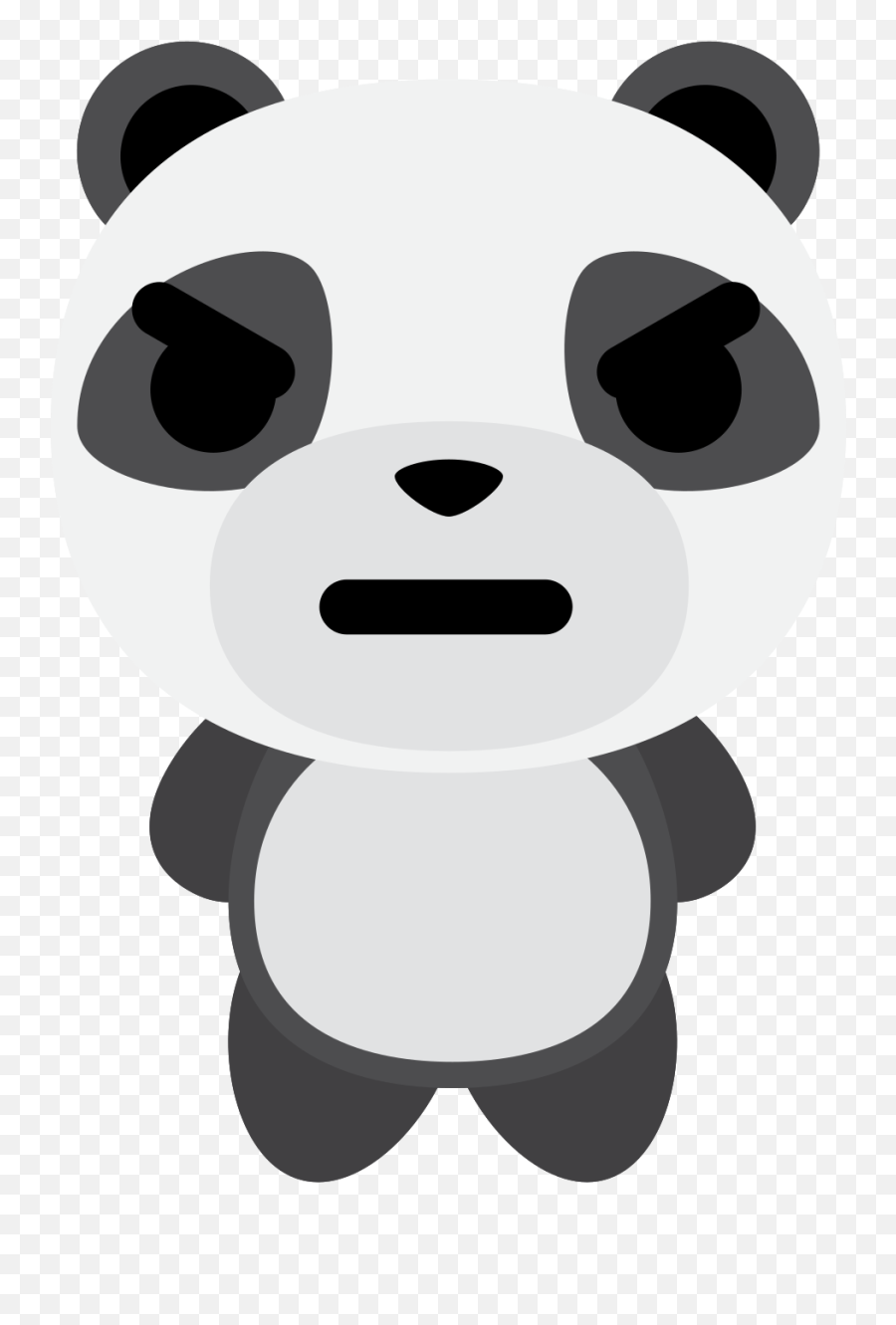 Free Emoji Panda Angry Png With Transparent Background - Gif,Angry Laughing Crying Emoji