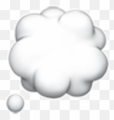 Emoji Bubble Speechbubble Thinking Denkblase White Free - Clip Art,Thinking Bubble Emoji
