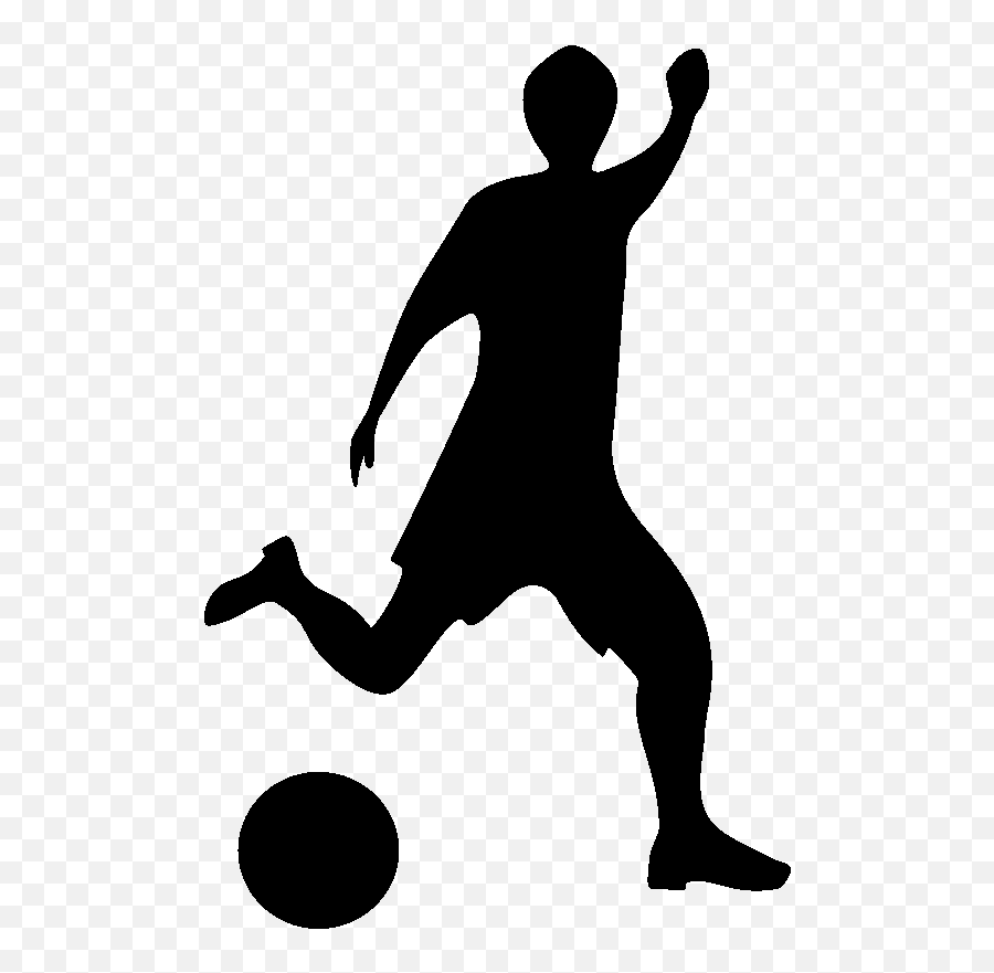 Football Player Sport Athlete - Soccer Player Silhouette Png Football Games Png Emoji,Emoji Football Players