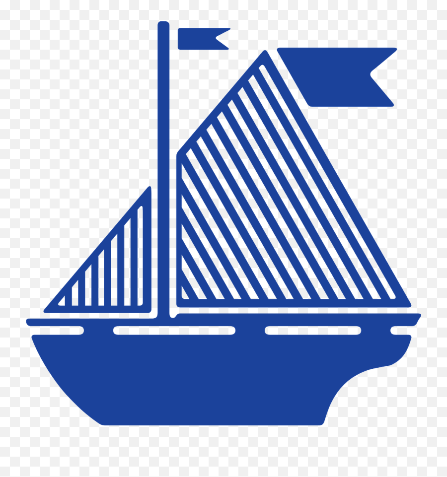 Sail Boat Flag Blue Sail Boat - Bandera Barco Png Emoji,Race Flag Emoji