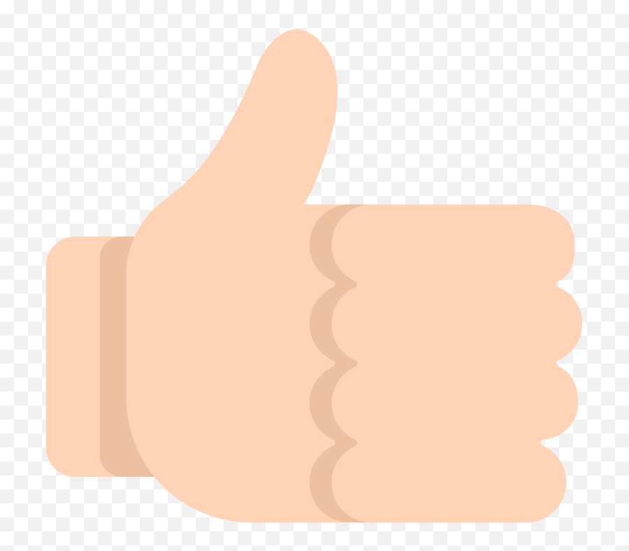 Fxemoji U1f44d - Thumbs Signal,Open Hand Emoji