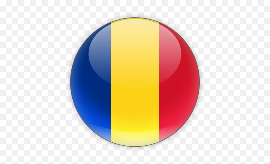 Romania Flag - Chad Round Flag Png Emoji,Romanian Flag Emoji