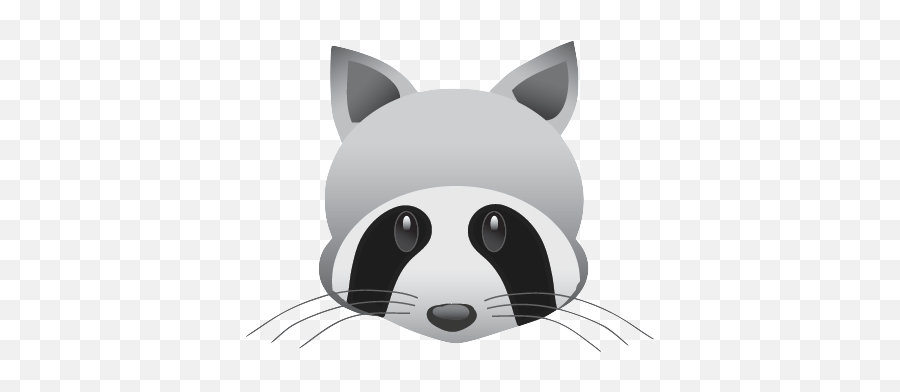Raccoon Emoji - Cartoon,Raccoon Emoji
