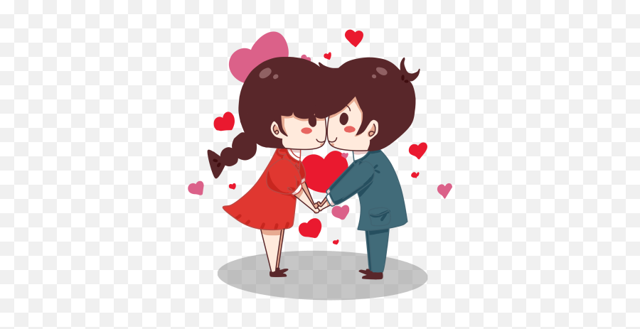 Couple Png And Vectors For Free - Long Distance Love Cartoons Emoji,Gay ...