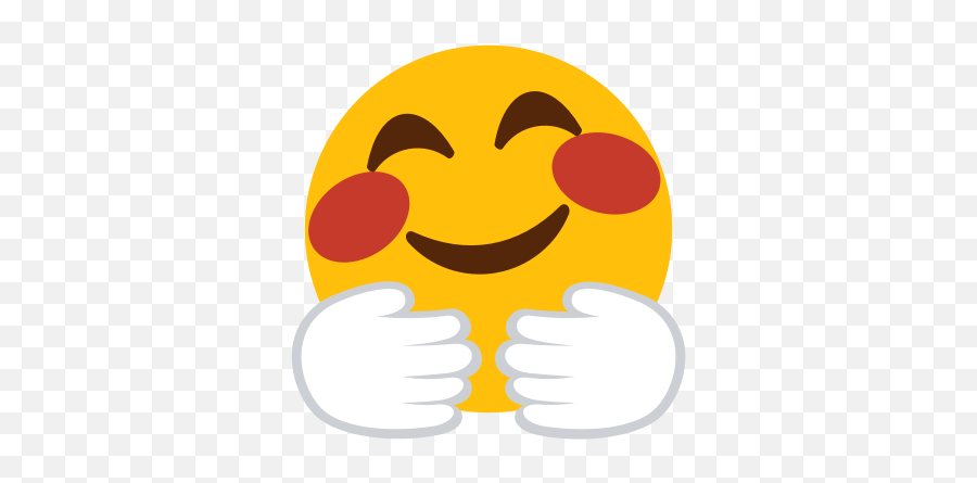 Emoji Face Hug Smiley Icon - Hug Emoji,Emoji Hug