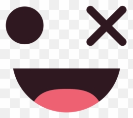 Simple Wink Emoticon Face - Circle Emoji,Wink Emoticon