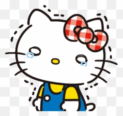 Pin - Crying Hello Kitty Gif Emoji,Kawaii Emoticon
