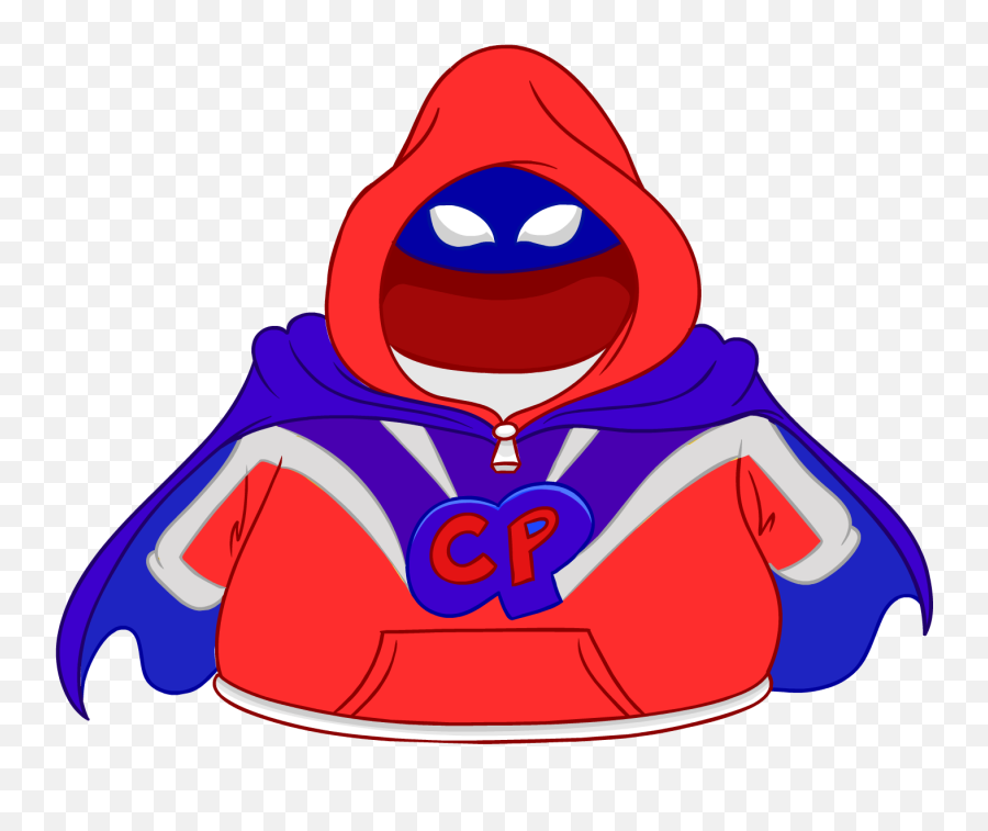 Hero Clipart Purple Superhero Hero - Club Penguin Hero Hoodie Emoji,Super Hero Emoticon