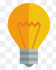 Light Bulb Icon - Light Bulb Flat Png Emoji,Lightbulb Emoji