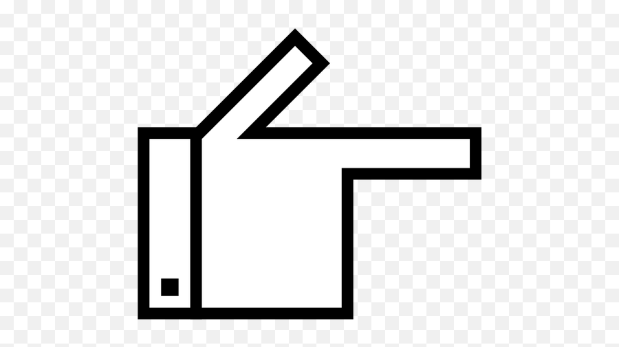 Squarey Hand Pointing Next Vector Image - Clip Art Emoji,Iphone Hand Emojis