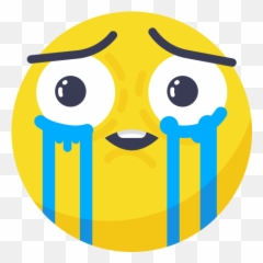 Cry Icon Of Flat Style - Smile Png Emoji