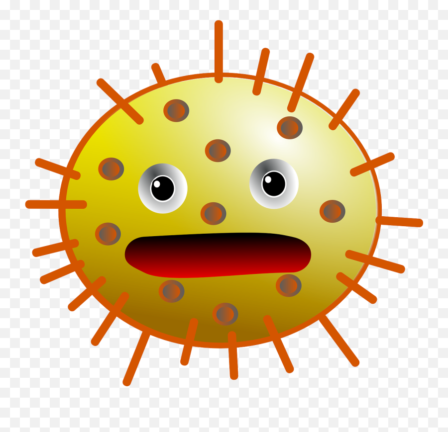 Bacteria Coccus Virus Illness Bacterium - Transparent Background Germ Clipart Emoji,Medical Emoticon