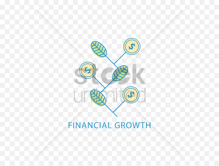 Financial Growth Vector Image - Sign Emoji,Lacrosse Stick Emoticon